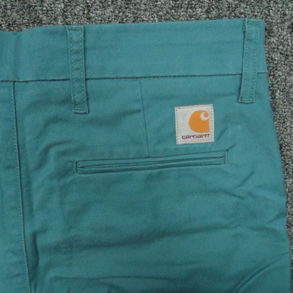 Carhartt Pants Mens 30x32 Blue Sid WIP Work‎ In Progress Straight Stretch - Picture 5 of 11